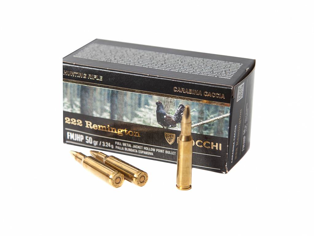 Fiocchi 222Rem FMJ HP 50gr