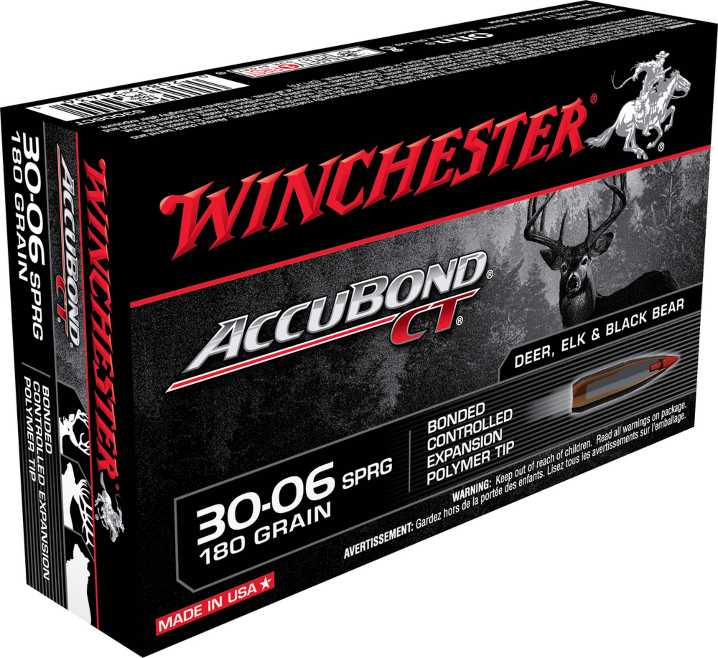 Winchester Accubond 30-06 SPRG180-Grain Ammunition
