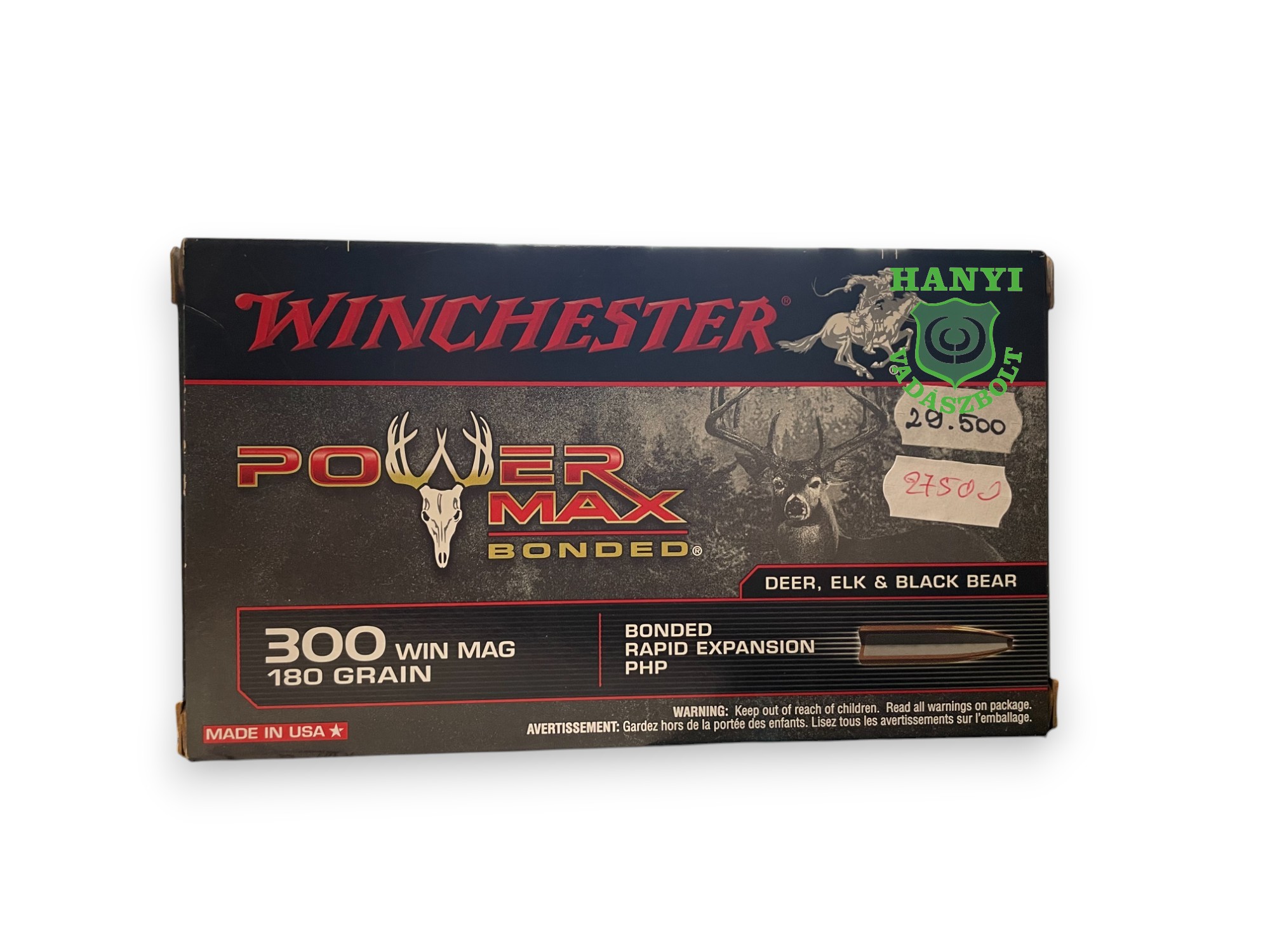 Winchester Power Max Bonded .300 Win.Mag. Winchester Power Max Bonded .300 Win.Mag.