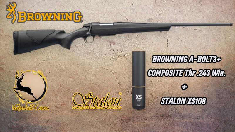 BROWNING A-BOLT3+ COMPOSITE Thr+STALON XS108 Max.30 M14 BROWNING A-BOLT3+ COMPOSITE Thr+STALON XS108 Max.30 M14