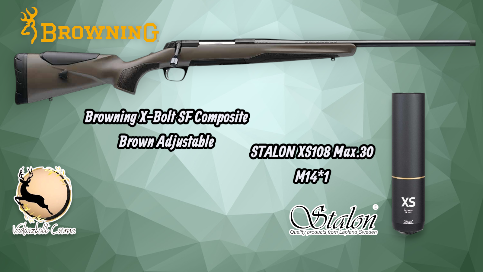 Browning X-Bolt SF Composite golyós puska Browning X-Bolt SF Composite golyós puska